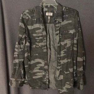 Express Camo Button-Down
